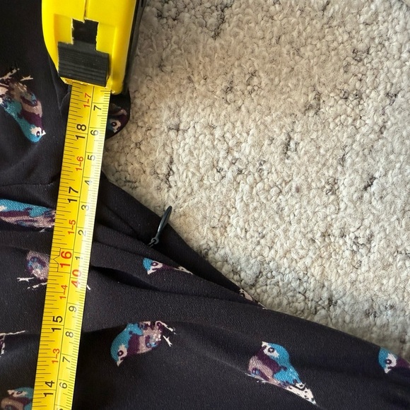 Karen Walker HI THERE (Anthropologie) size 6 EUC Dress with Blue Floral Design - Picture 11 of 14